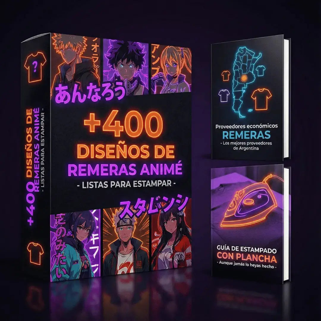 Diseños de Remeras Animé + Regalos